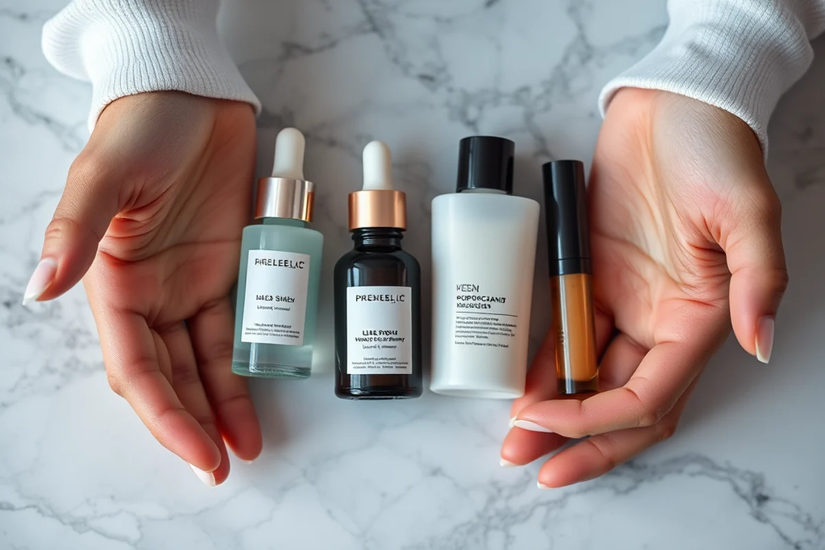 how to travel size skincare and makeup — How to Travel Size Skincare and Makeup (the finished result)