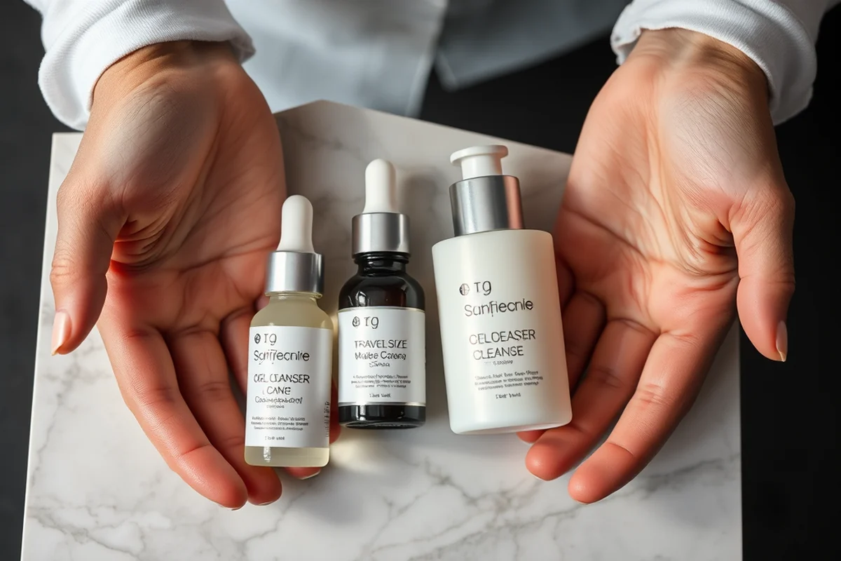 travel size medical grade skincare examples — Travel Size Medical Grade Skincare Examples (the finished result)
