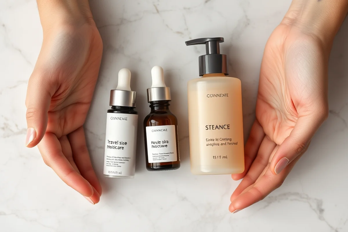 travel size skincare products — Travel Size Skincare Products (the finished result)